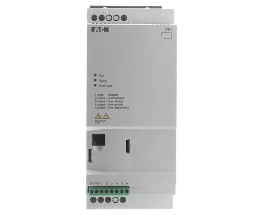 63-7388-74　Eaton Variable Speed Starter, 1-Phase In, 60Hz Out 2.2 kW, 230 V ac, 9.6 A DE11, IP20　180661 & DE11-129D6NN-N20N