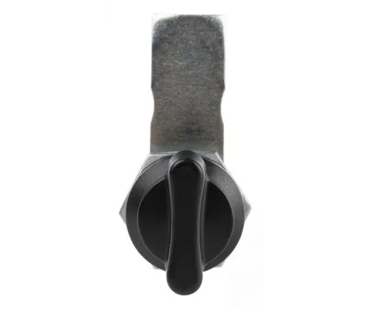 63-7374-56　RS PRO Panel to Tongue Depth 13.5mm Black Powder Cabinet Lock, Knob to unlock　146-1810