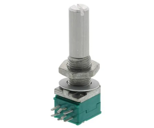 63-7448-59　Alps Rotary Carbon Film Potentiometer with a 6 mm Dia. Shaft, 10kΩ, ±20%, 0.05W, Logarithmic RK09712200JB　RK09712200JB