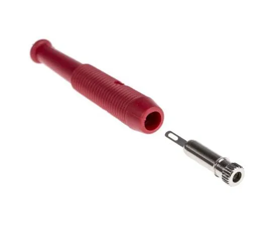63-7379-51　Red Female Banana Plug Screw 60V dc　930320101