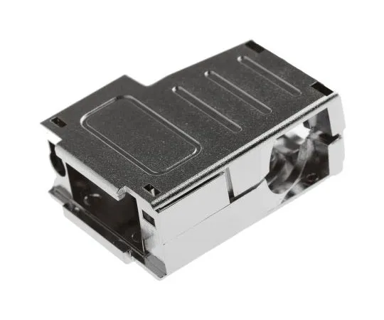 63-7538-05　MH Connectors MHDSSK-T/M Series ABS Angled, Straight D-sub Connector Backshell, 9 Way, Strain Relief　MHDSSK-M-9-L-K