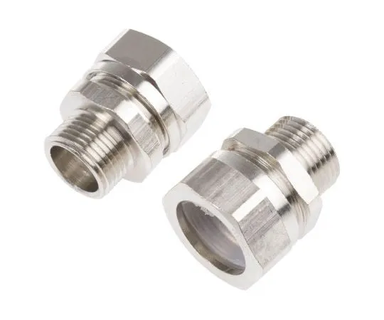 63-7436-47　Kopex Adapter Cable Conduit Fitting, Brass Nickel Plated 20mm nominal size IP67 M20　SCBCM0404-RS