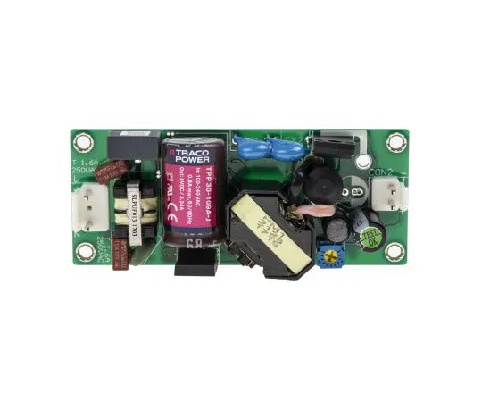 63-7380-55　TRACOPOWER 30W 1 Output Embedded Switch Mode Power Supply SMPS, 3.34A, 9V dc Medical Approved Open Frame　TPP 30-109A-J