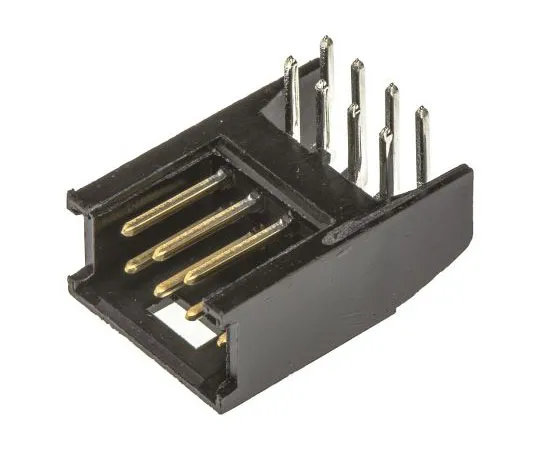 63-7438-32　TE Connectivity AMPMODU MOD II, 8 Way, 2 Row, Right Angle PCB Header　280389-2