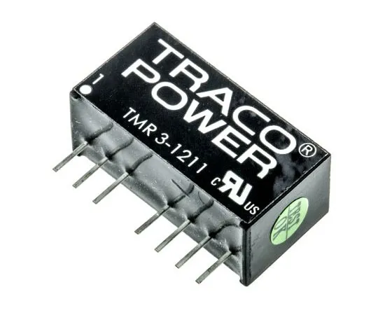 63-7357-73　TRACOPOWER TMR 3 3W Isolated DC-DC Converter Through Hole, Voltage in 9 → 18 V dc, Voltage out 5V dc　TMR 3-1211