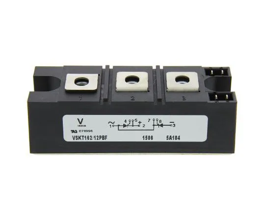 63-7524-10　Vishay, VS-VSKT162/12PBF, Dual Thyristor Module, IGBT, 160A 1200V, 7-Pin INT-A-PAK　VS-VSKT162/12PBF