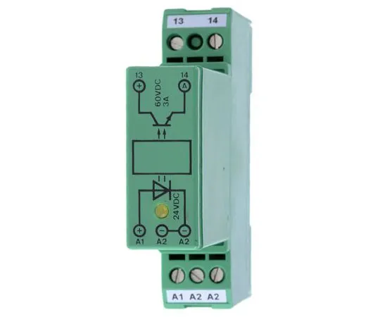 63-7483-70　Phoenix Contact Optocoupler, Max. Forward 24 V, Max. Input 7 mA, 102mm Length, DIN Rail Mounting Style　2954154