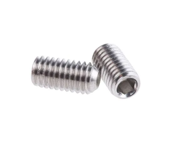 63-7412-67　RS Pro M5 x 10mm Hex Socket Set Screw Plain Stainless Steel　187-0759