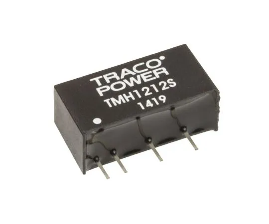 63-7485-72　TRACOPOWER TMH 2W Isolated DC-DC Converter Through Hole, Voltage in 10.8 → 13.2 V dc, Voltage out 12V dc　TMH 1212S