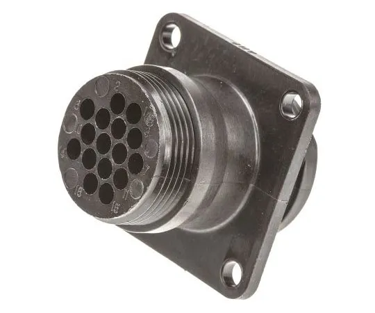 63-7504-43　TE Connectivity CPC Series 1 Series Panel Mount Connector, 16 contacts Plug　206036-4