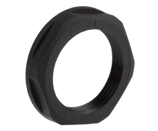 63-7546-74　Lapp Black Fibreglass PA Cable Gland Locknut, PG21 Thread, IP68　53019250
