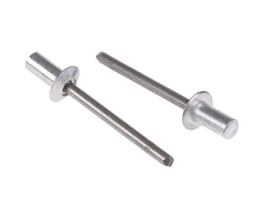 63-7502-49　10mm Plain Aluminium Alloy Blind Rivet, 4.8mm diameter, 3.2 → 4.8 mm Thickness　AD66SB