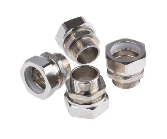 63-7436-49　Kopex Adapter Cable Conduit Fitting, Brass Nickel Plated 40mm nominal size IP67 M40　SCBCM0707-RS