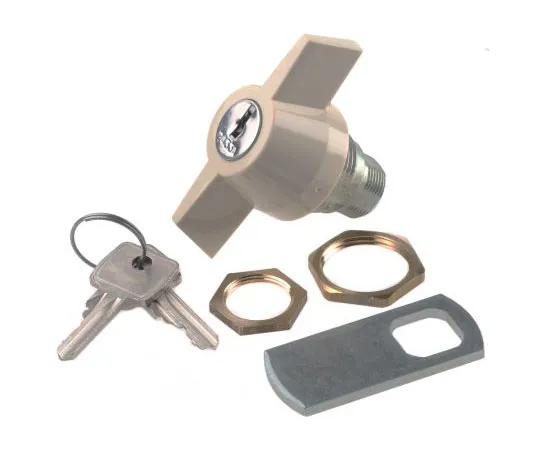 63-7489-90　Euro-Locks a Lowe & Fletcher group ******* Panel to Tongue Depth 13.2mm Plastic, Zamak Camlock, Key to unlock　B90-03 (2433A)