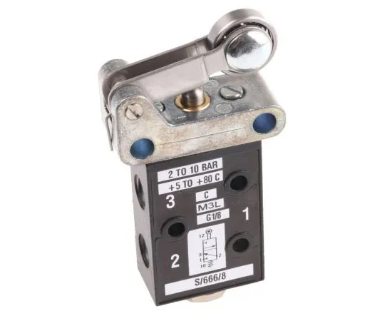 63-7488-03　Norgren Roller 3/2 Pneumatic Manual Control Valve S/666 Series　S/666/83/R