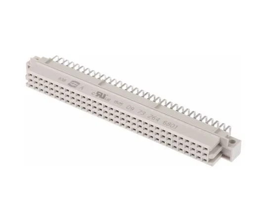 63-7360-08　Harting 64 Way 2.54mm Pitch, Type R Class C2, 3 Row, Right Angle DIN 41612 Connector, Socket　9732646801