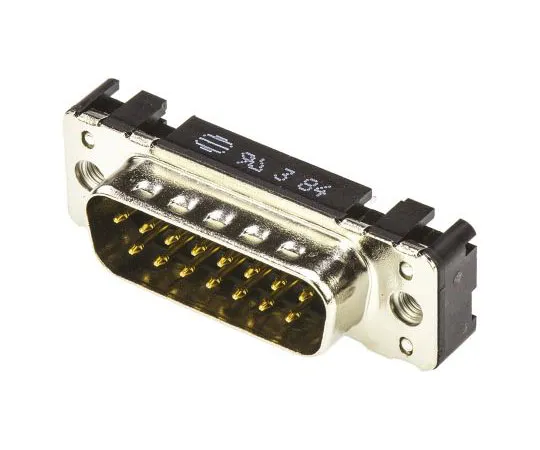 63-7382-53　Harting 15 Way Through Hole PCB D-sub Connector Plug, 2.74mm Pitch, with M3 Threaded Inserts　9652217701