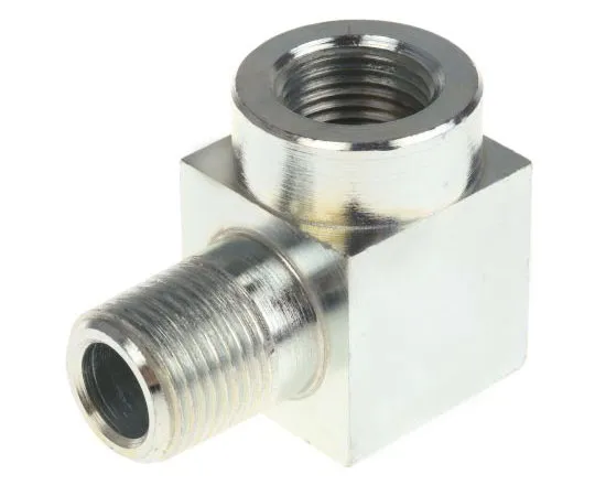 63-7464-81　Enerpac Hydraulic Elbow Threaded Adapter, FZ1616, NPT 3/8 Female NPT 3/8 Male　FZ1616