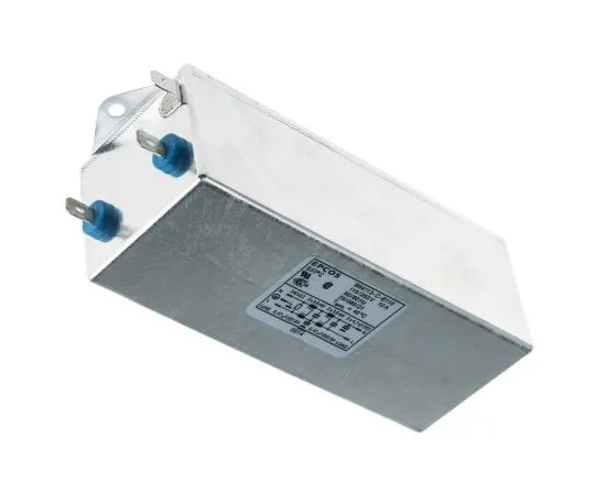 63-7427-28　EPCOS B84113C Series 10A 250 V ac/dc 50 → 60Hz Chassis Mount RFI Filter, with Tab Terminals, Single Phase　B84113C0000B110