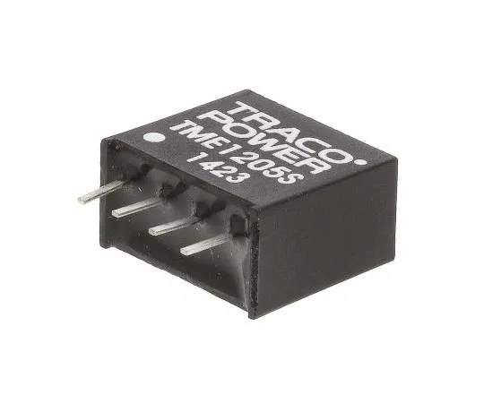 63-7413-65　TRACOPOWER TME 1W Isolated DC-DC Converter Through Hole, Voltage in 10.8 → 13.2 V dc, Voltage out 5V dc　TME 1205S