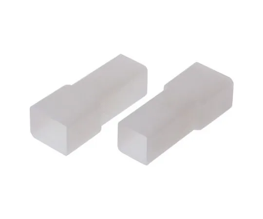 63-7445-14　TE Connectivity AMP FASTIN-FASTON Series, 1 Way Nylon 66 Crimp Terminal Housing, 6.35mm Tab Size, Natural　180916-0