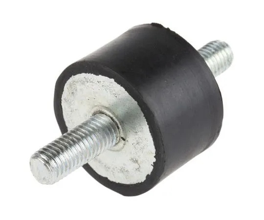 63-7385-63　RS Pro 25mm Shock Mount M10 40mm Diameter 54 kg, 112 kg Compression Load, Male to Male Natural Rubber　162-3240