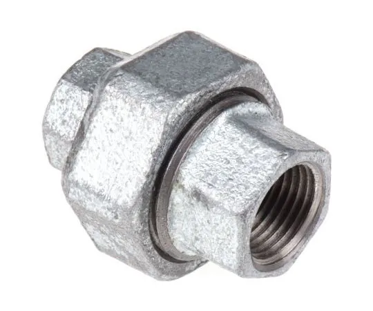 63-7443-91　Georg Fischer Malleable Iron Fitting Taper Seat Union, 1/2 in BSPP Female (Connection 1), 1/2 in BSPP Female　770340204