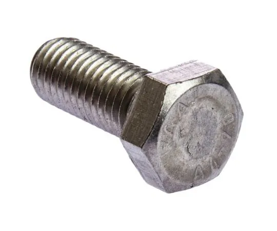 63-7410-79　Plain Stainless Steel Hex M12 x 30mm Set Screw　183-9124