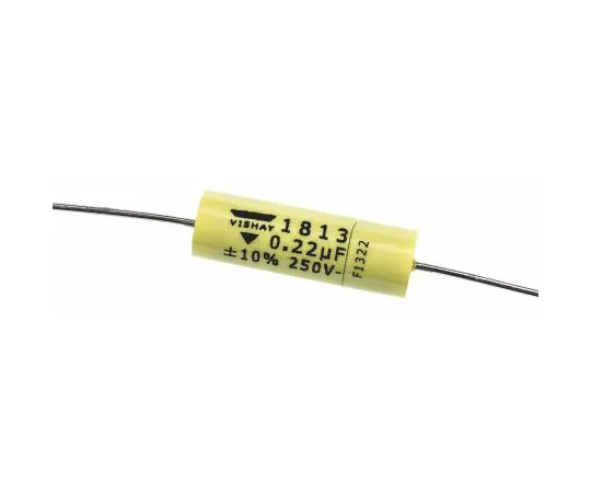 63-7411-49　Vishay 220nF Polyester Capacitor PET 160 V ac, 250 V dc ±10% MKT 1813 Series Through Hole　MKT1813422255