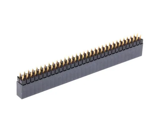 63-7450-64　Samtec ESQ Series 2.54mm Pitch 64 Way 2 Row Straight PCB Socket, Through Hole, Solder Termination　ESQ13212GD