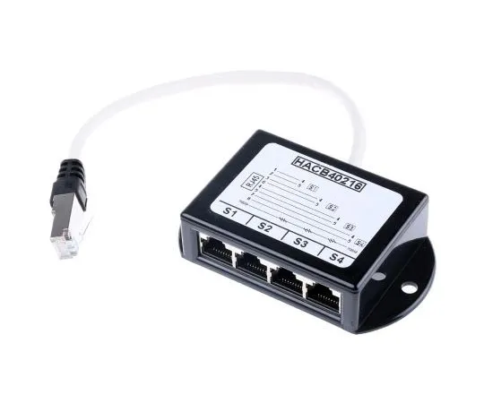 63-7508-44　Decelect Forgos RJ45 Splitter, 4 Port　SPE190688
