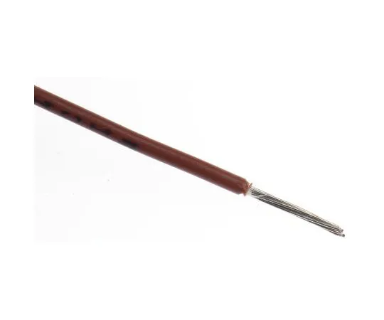 63-7390-28　Alpha Wire Brown Hook Up Wire UL1061, 0.2 mm², 300 V 24 AWG, 30m　3250 BR005