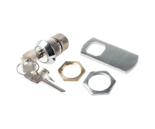 63-7490-08　Euro-Locks a Lowe & Fletcher group ******* Panel to Tongue Depth 13mm Zamak Chrome Plated Camlock, Key to unlock　F5A-03-2 (2433A)