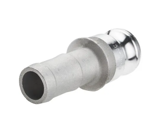63-7506-78　Straight Male Hose Coupling 1in Part E Cam & Groove Adapter, Aluminium　362-6784