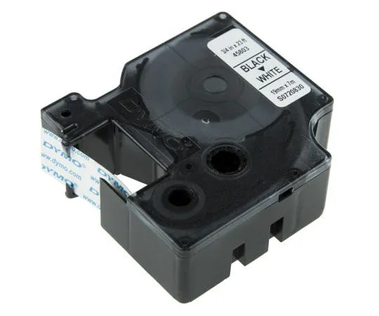 63-7432-19　Dymo Black on White Label Printer Tape, 19 mm Width, 7 m Length　S0720830