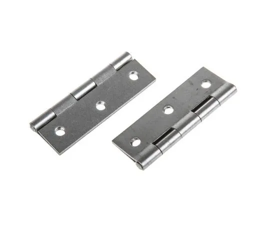 63-7542-71　RS Steel Butt Hinge with a Fixed Pin Screw, 75mm x 49mm x 1.4mm　436-5058