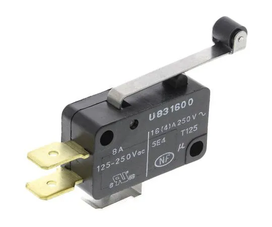 63-7430-14　SPDT Roller Lever Microswitch, 16 A @ 250 V ac　83160065