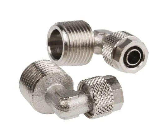 63-7478-60　RS PRO Elbow Connector, R 3/8 Male, Push In 8 mm　299-4064