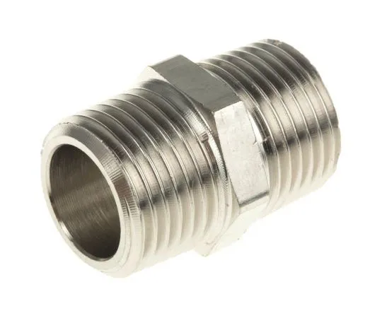 63-7510-56　Legris LF3000 20 bar Brass Pneumatic Straight Threaded Adapter, R 1/2 Male Male　0900 00 21