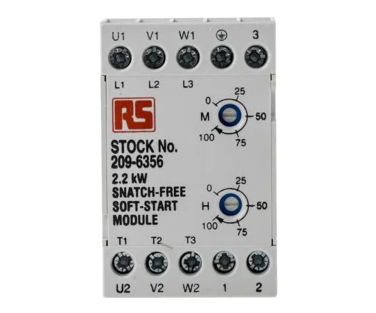 63-7424-35　RS 5.5 A Soft Starter, IP20, 2.2 kW, 380 → 460 V ac　209-6356