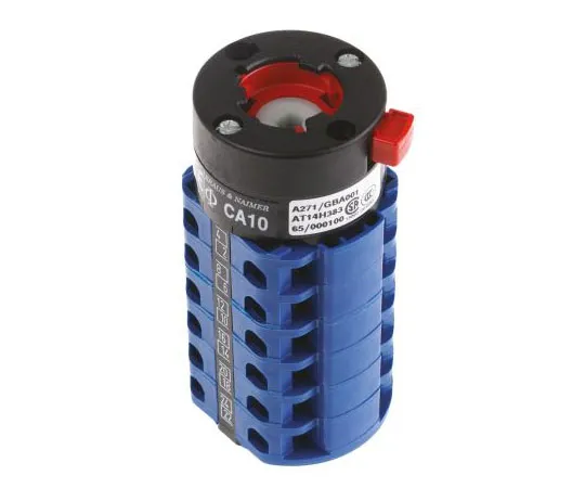 63-7431-74　Kraus & Naimer, 3P 4 Position 60° Rotary Switch, 690 V, 20 A, Rotary Knob Actuator　CA10A271/GBA001*FT