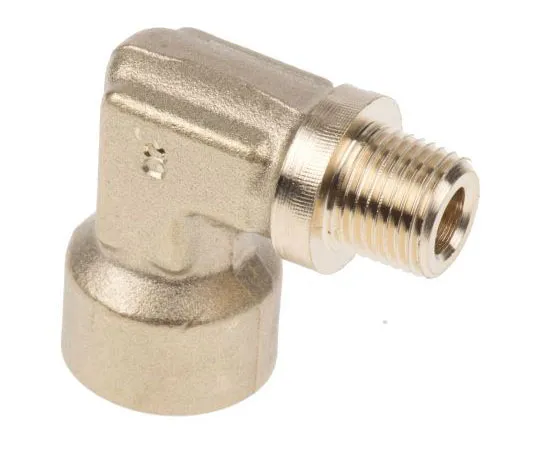 63-7484-75　Legris Brass 1/8 in BSPT Male x 1/8 in BSPP Female 90° Elbow Threaded Fitting　0144 10 10