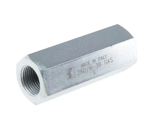63-7465-37　RS PRO Steel Hydraulic Non-Return Valve, G 3/8, 30L/min　283-8302