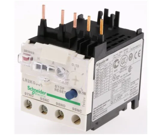 63-7512-02　Schneider Electric Thermal Overload Relay NO/NC, 0.11 → 0.16 A, 160 mA, 100 W, 250 V dc, 690 V ac　LR2K0301