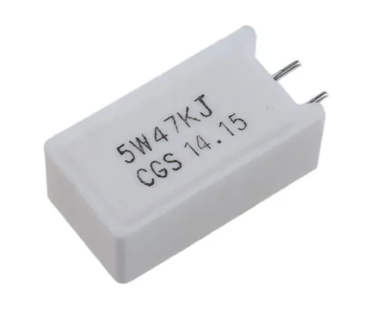 63-7419-53　TE Connectivity 47kΩ 5W Metal Film Fixed Resistor ±5% ±300ppm/°C　SQMR547KJ