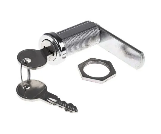 63-7501-33　Euro-Locks a Lowe & Fletcher group ******* Panel to Tongue Depth 37.7mm Chrome Plated Camlock, Key to unlock　B448032