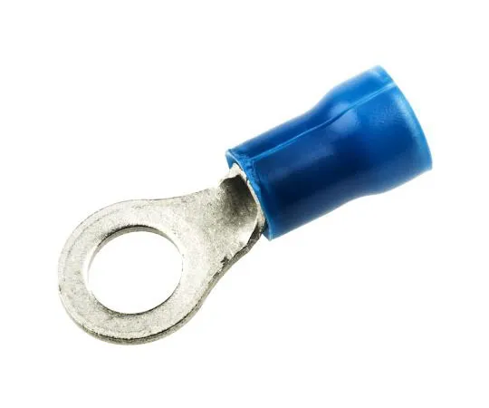 63-7362-60　TE Connectivity PLASTI-GRIP Series Insulated Crimp Ring Terminal, M5 Stud Size, 1mm² to 2.6mm² Wire Size, Blue　130102