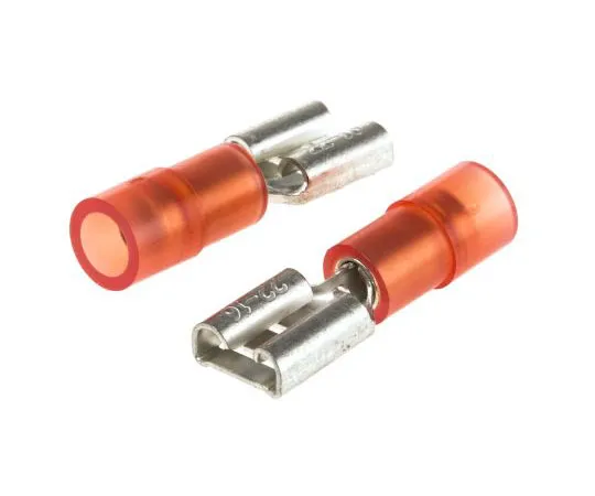 63-7459-99　RS PRO Red Insulated Crimp Receptacle, 6.35 x 0.8mm, 0.5mm² to 1.5mm², 22AWG to 16AWG, Tin Plated　267-4136