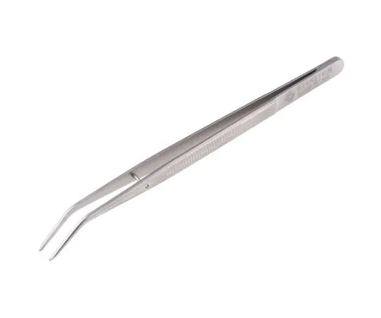 63-7484-58　Bernstein Tools for electronics 150 mm, Anti-Magnetic Stainless Steel, Bent; Fine, Anti-Acid Solder Resistant　5-037