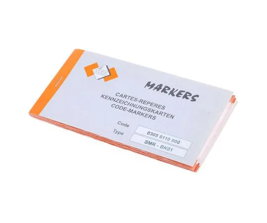 63-7391-49　SES Adhesive Cable Marker, Pre-printed 0 → 9 Black on White　3050110000